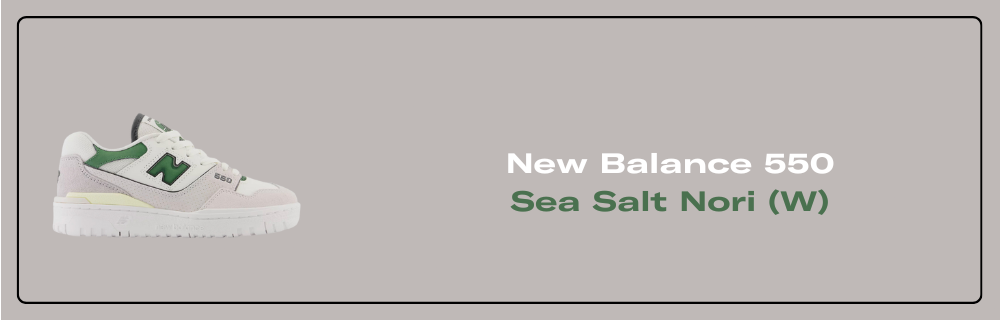 New Balance 550 WMNS Sea Salt Green BBW550SG