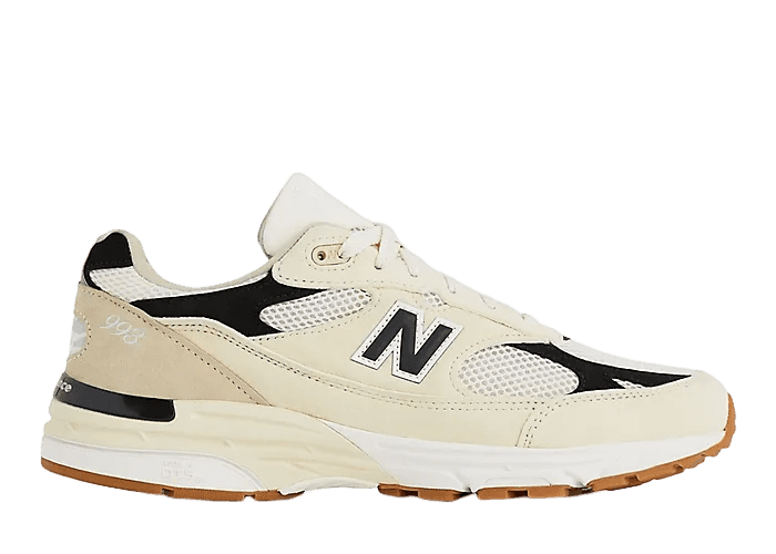 The New Balance 993 Made in USA Sea Salt Black Releases May 2024