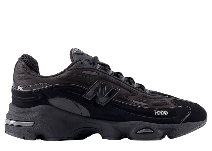 New Balance 1000 Black Metallic Black