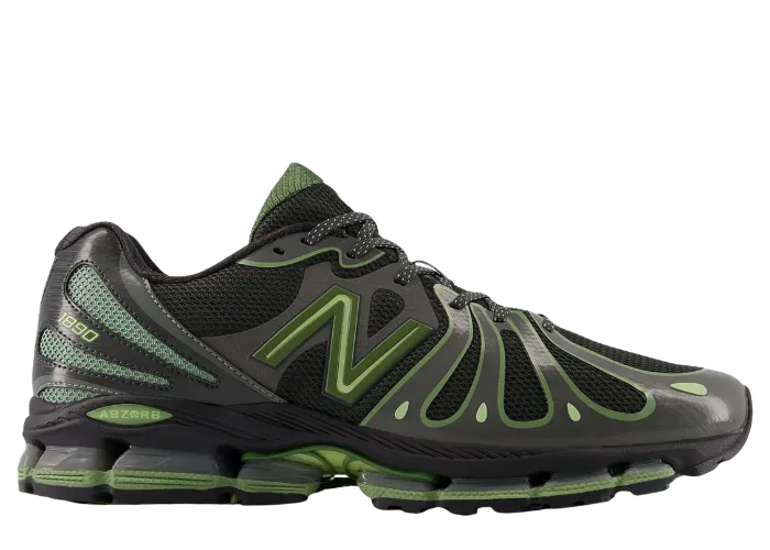 New Balance 1890 Faded Black Utility Green