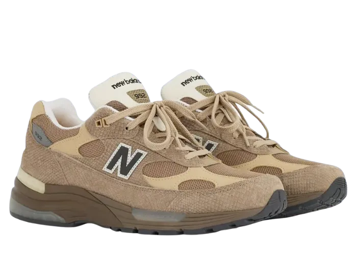 New Balance 992 Made in USA Driftwood Mushroom