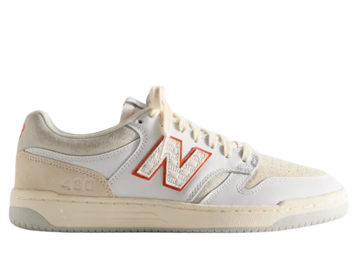 New Balance Numeric 480 Kith Madison Square Garden White Orange - NM480NYK
