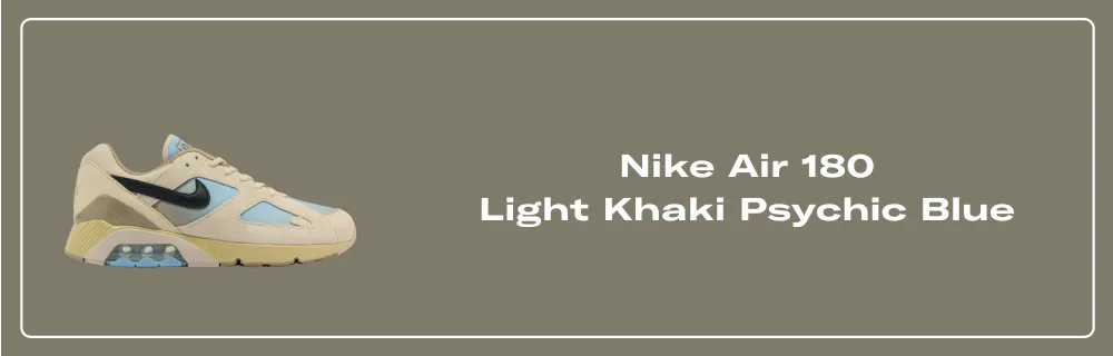 The Nike Air 180 Light Khaki Psychic Blue Releases April 2025