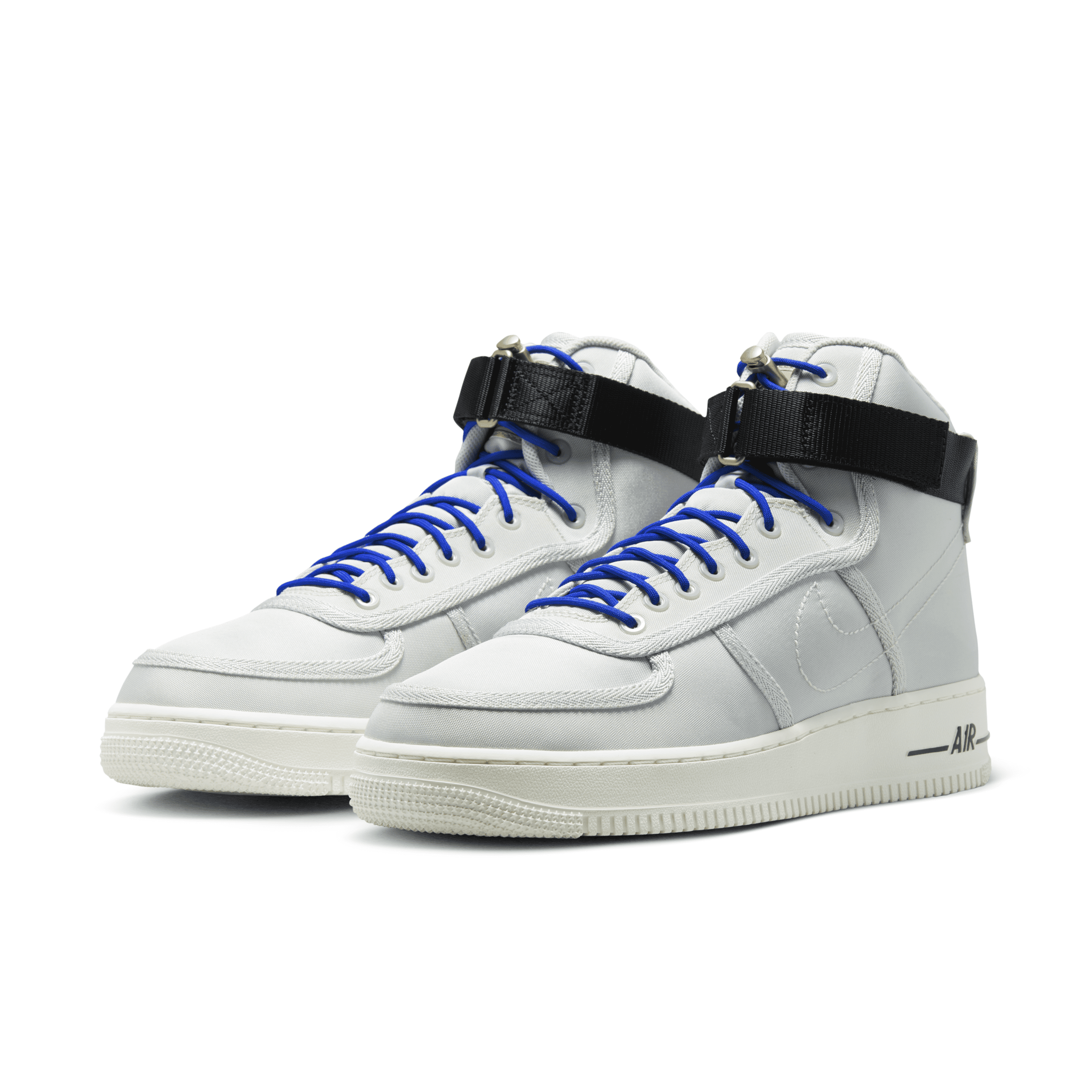 Dust Grey And Royal Blue Come Together On This Nike Air Force 1