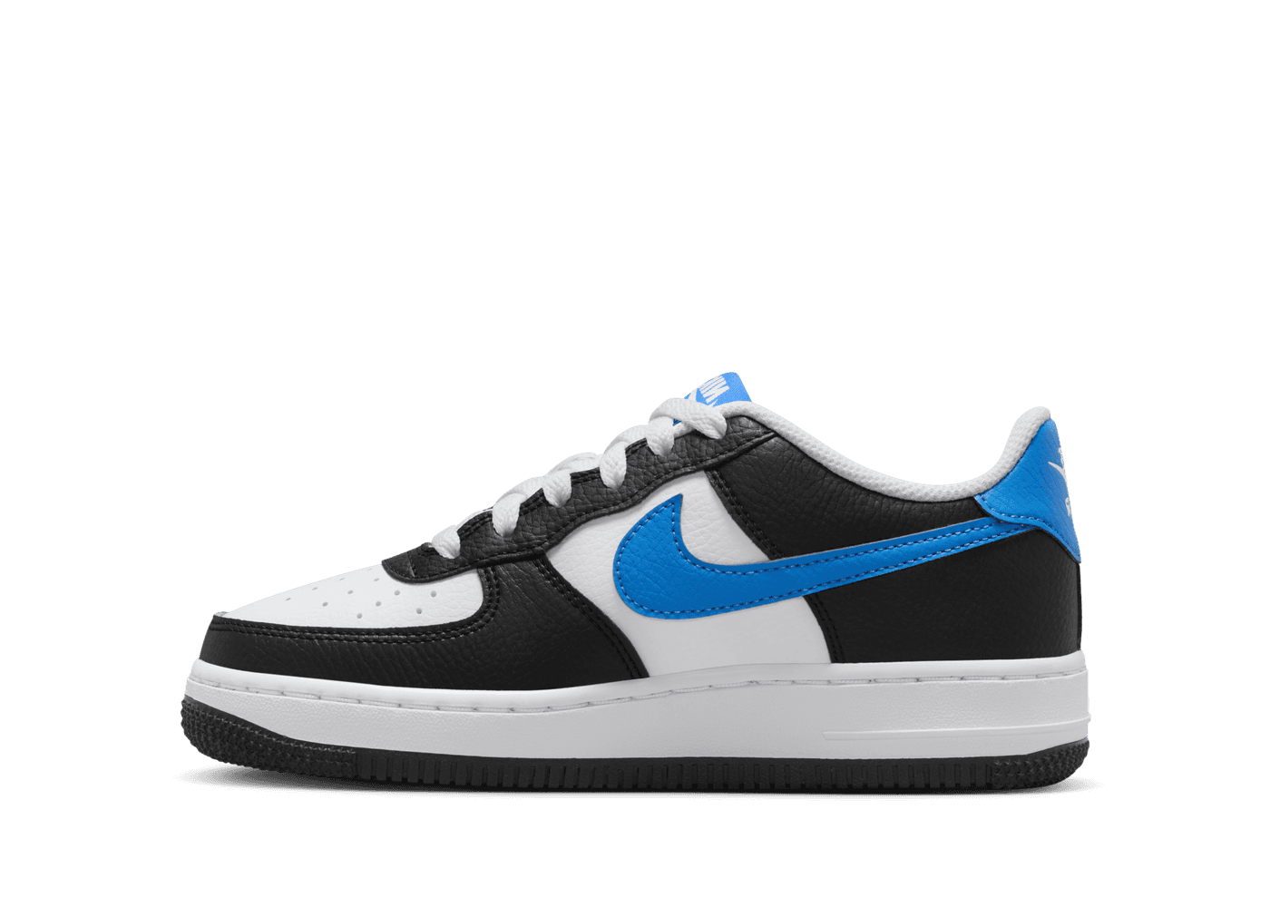 Nike air force 1 black and light blue best sale