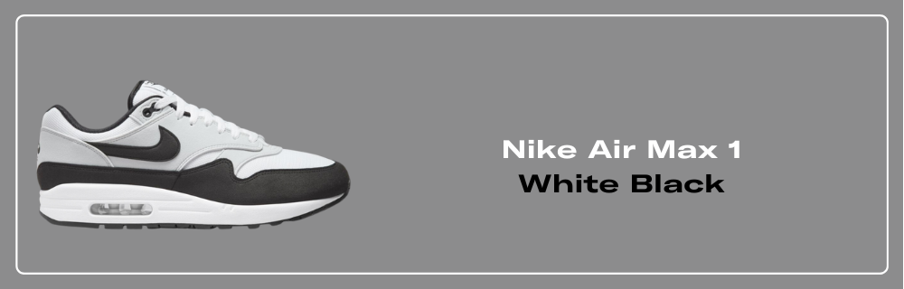 Nike Air Max 1 White Black FD9082-107