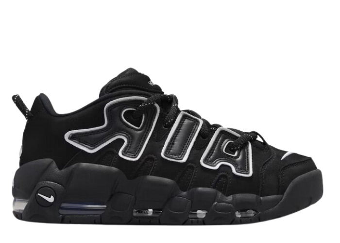 The AMBUSH x Nike Air More Uptempo Low Black White Releases October 6 ...