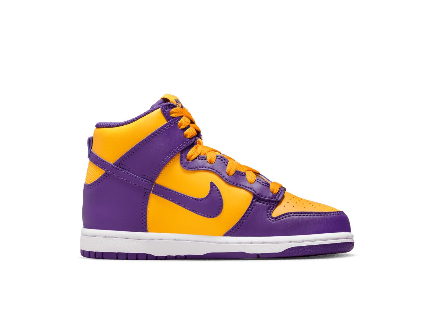 Size 11.5 - Nike Dunk Low Multicoloured \'Lakers\' theme Nike Dunk Hi Retro  main image 2