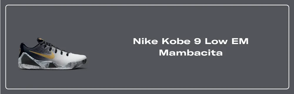 Nike Kobe 9 Low Protro EM Mambacita (GS) - FV3607-002