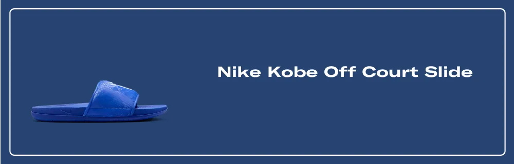 The Nike Kobe Offcourt Slide Dodgers Releases Spring 2025