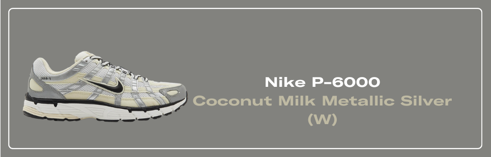 Nike P-6000 Coconut Milk/Metallic Silver FV6603-100