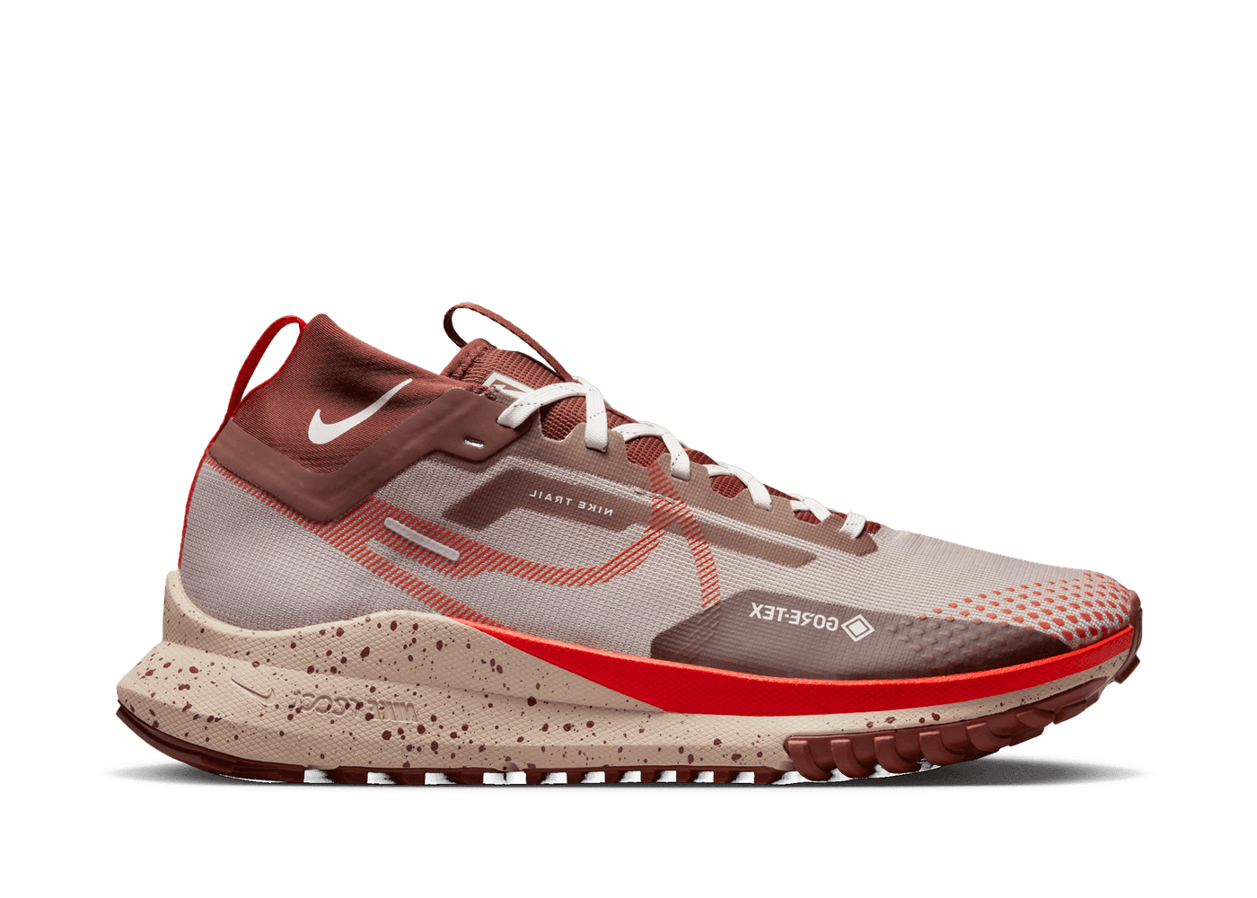 Nike React Pegasus Trail 4 GORE-TEX 'Diffused Taupe Picante Red ...