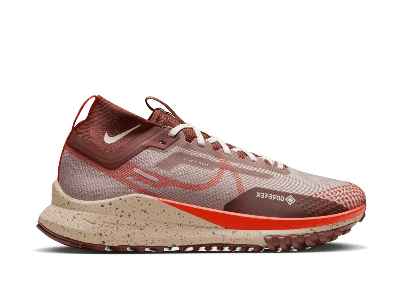 Nike React Pegasus Trail 4 GORE-TEX 'Diffused Taupe Picante Red' (W ...