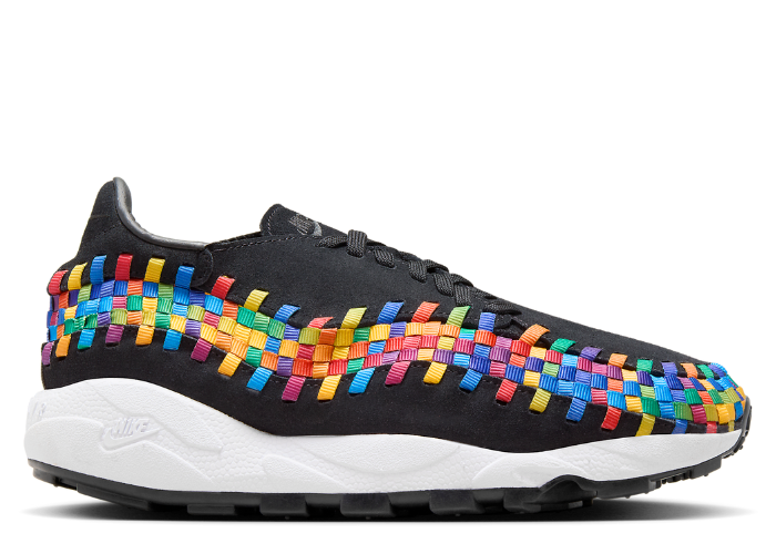 The Nike Air Footscape Woven Black Rainbow Releases October 2024
