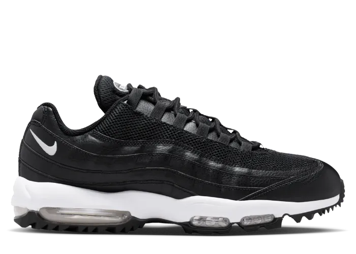 Nike Keeps It Simple for the Links with Black Leather Air Max 95 Golf