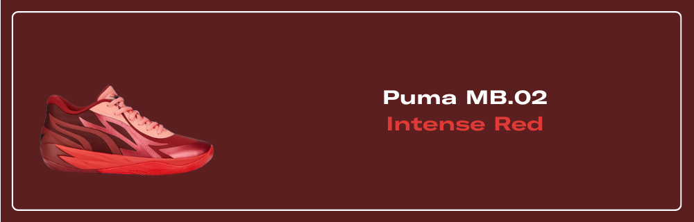 PUMA MB.02 LO　377766-04 26.5㎝ PUMA MB.02 Lo 'Team Colors - Intense Red' 377766-04