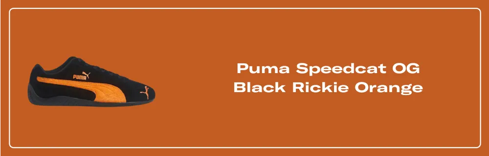 Puma Speedcat OG Black Rickie Orange - 398846-20 Raffles & Where