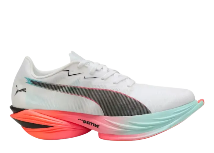 Puma Fast-R Nitro Elite 3 White Glowing Red Mint