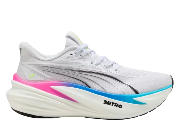 Puma MagMax Nitro 2 White Glowing Red Sun Stream - 312125-08