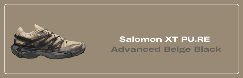 Salomon XT PU.RE Advanced Beige Black - L47446200 Raffles