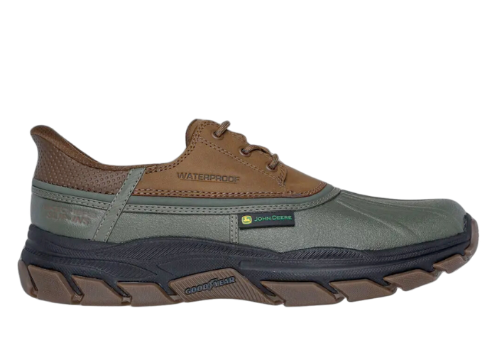 Skechers Slip ins Respected Tanzier John Deere Olive Brown 256002 OLBR
