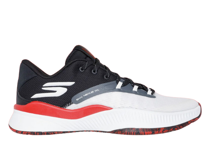 Skechers SKX Nexus White Black Red - 253015-WBRD Raffles
