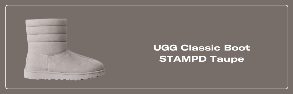 UGG Classic Boot STAMPD Taupe Raffles Where to Buy - Main Image