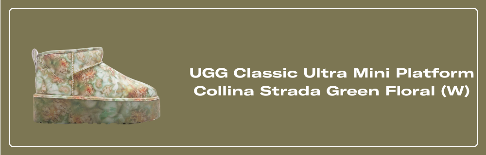 UGG Classic Ultra Mini Platform Collina Strada Green Floral (W