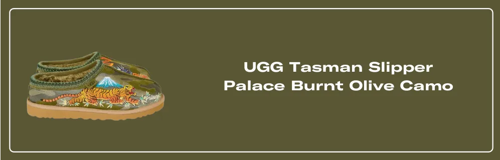 UGG Tasman Slipper Palace Burnt Olive Camo Raffles & Where
