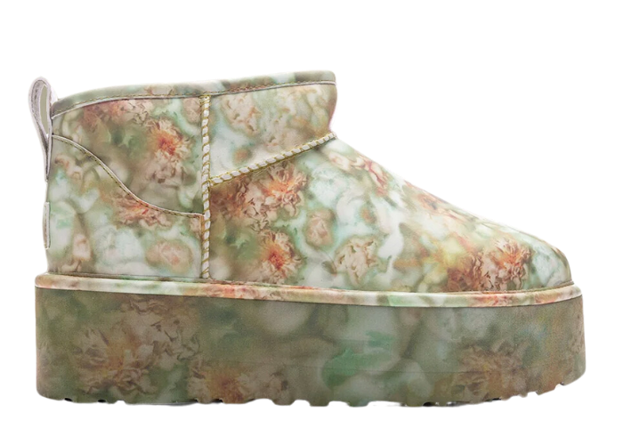 UGG Classic Ultra Mini Platform Collina Strada Green Floral (W
