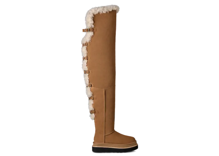 UGG Thigh High Boot sacai Black - 1175215-BLK Raffles & Where to Buy