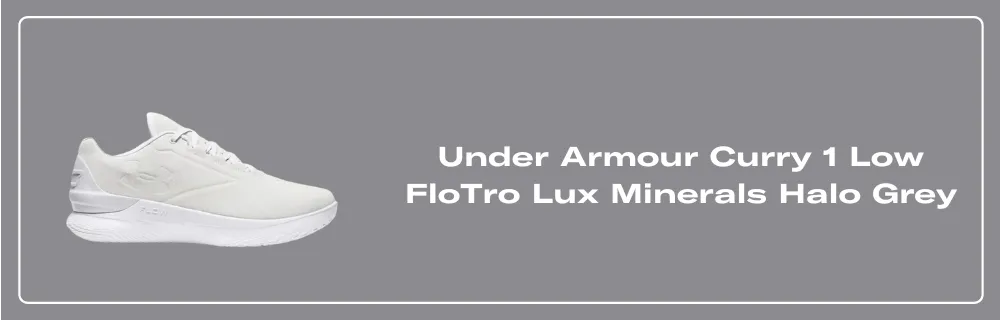 シューズ(男性用) Under Armour CURRY1 LOW Flotro Lux Under Armour Curry 1 Low FloTro Lux Minerals Halo Grey - Nov
