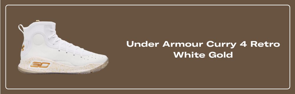 Under Armour Curry 4 Retro White Gold - 1298306-111